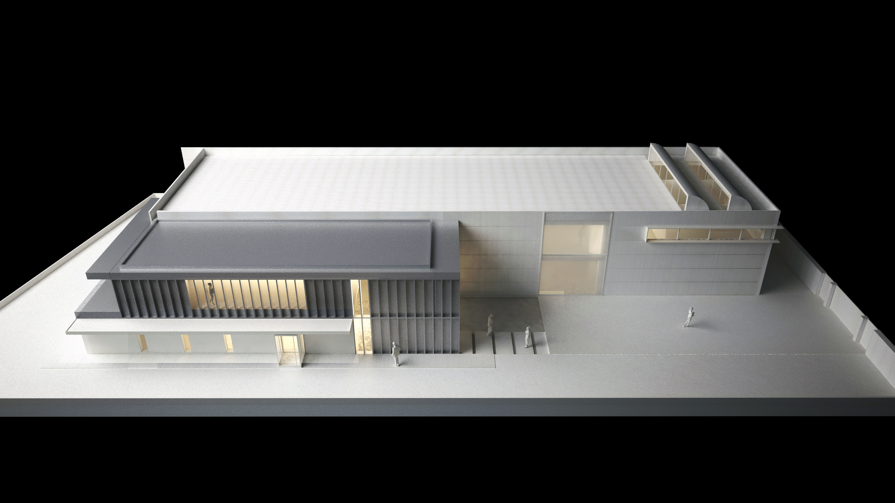 edificio produttivo direzionale - Vista principale AZArchitetti