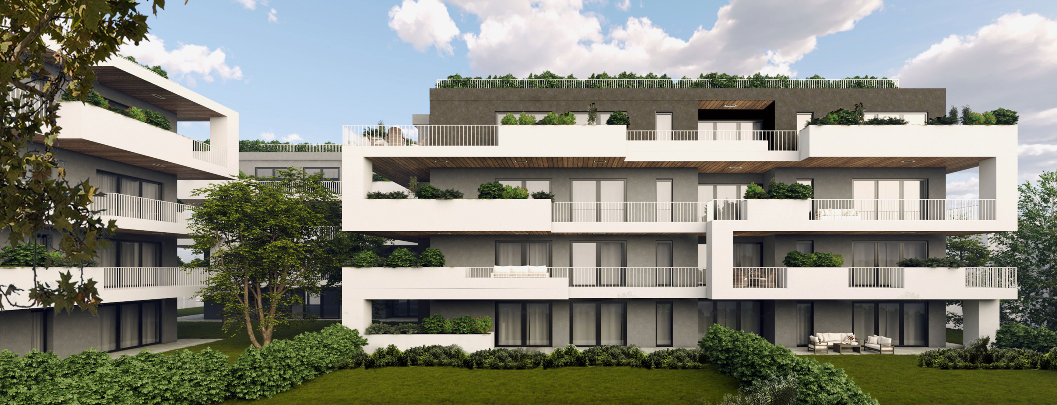 residenza parco - Vista principale AZArchitetti